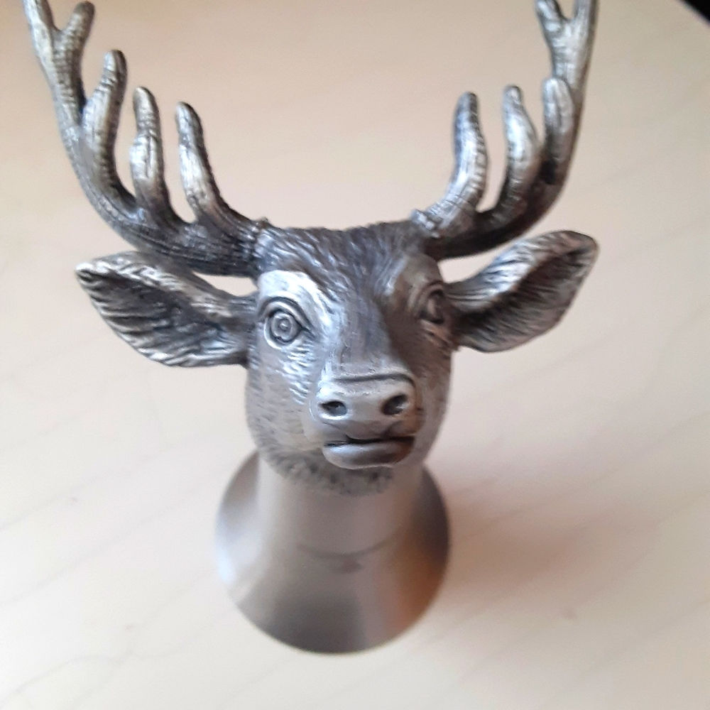 Pewter Jagermeister shot glass